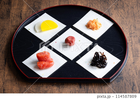 ご飯のお供　Japanese food 114587809