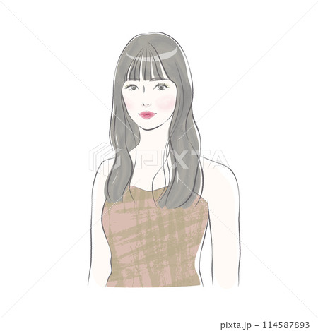 女性　メイク 114587893