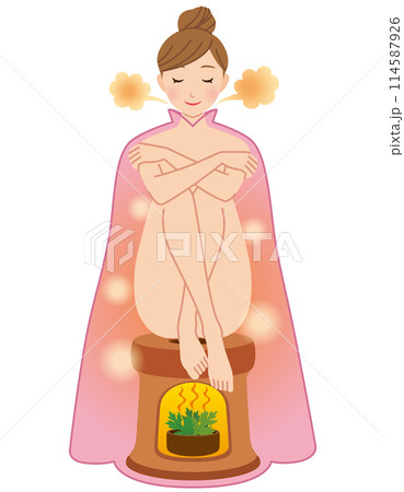 よもぎ蒸し　温活　美容　女性 114587926