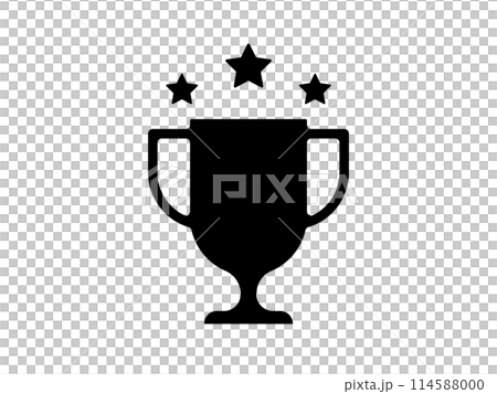 トロフィーアイコン ランキング ベクターイラスト 114588000