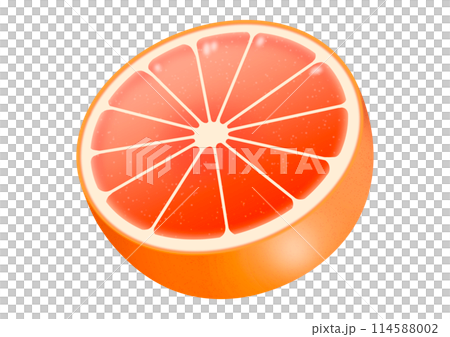 Red orange illustration (no main lines) 114588002
