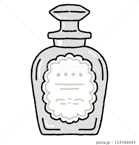 レトロな香水瓶のイラスト 114588043