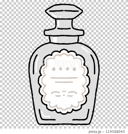 レトロな香水瓶のイラスト 114588043