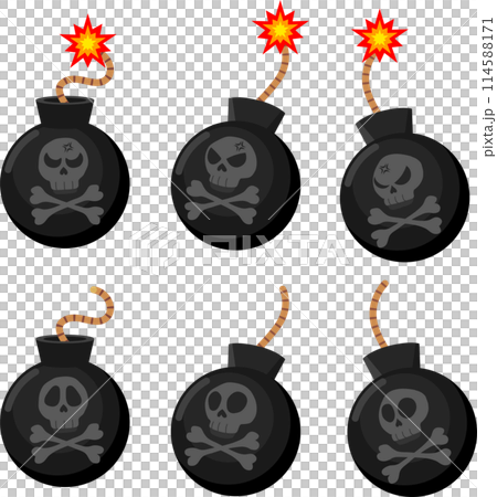 爆弾のイラスト 爆弾のイラスト 114588171