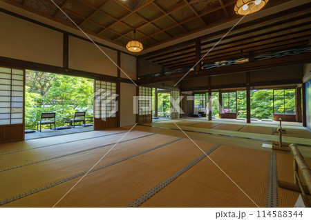 新緑の京都　臨済宗 興聖寺（織部寺）　方丈庭園 114588344
