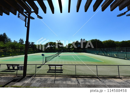 県立西猪名公園　テニスコート　兵庫県川西市 114588458