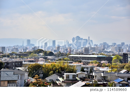 《愛知県》名古屋都市風景　名古屋市天白区方面からの風景 114589660