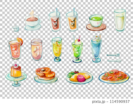 カフェ素材 114590937