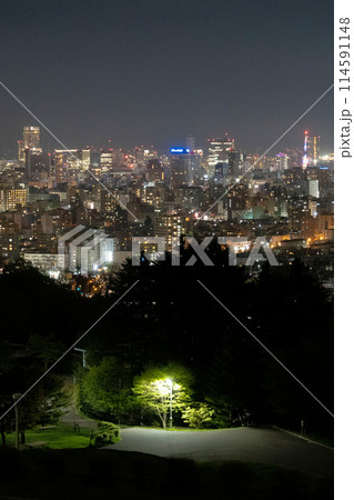 春の札幌の夜景 114591148