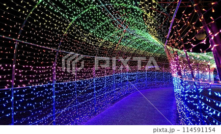 千葉県東京ドイツ村のイルミネーション 114591154