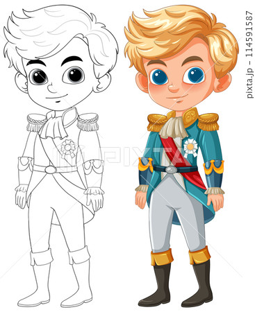 Prince Character Design, Color and Sketch 114591587