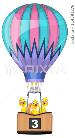 Colorful Hot Air Balloon Adventure 114591876