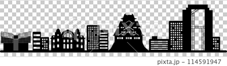 大阪シルエット(透過仕様) 大阪シルエット(透過仕様) 114591947