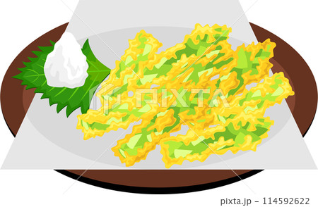 アスパラガスの天ぷら 114592622