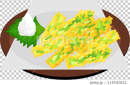 アスパラガスの天ぷら 114592622