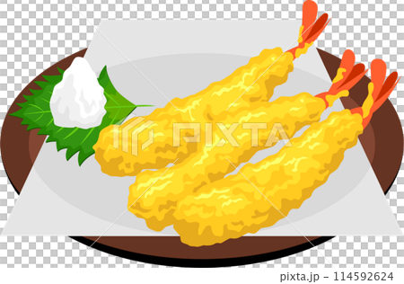 Shrimp tempura 114592624