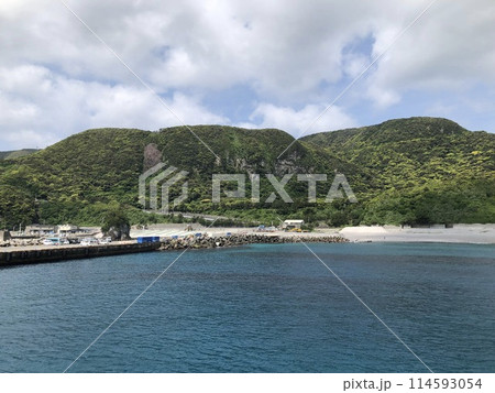 神津島の山と海 神津島の山と海 114593054