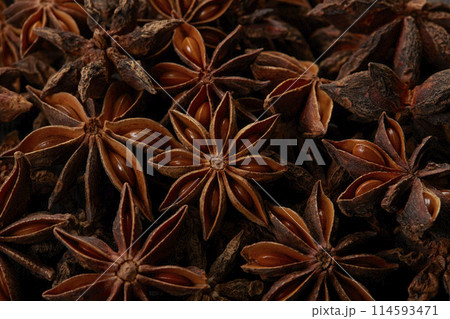 八角　スターアニス　star anise 114593471