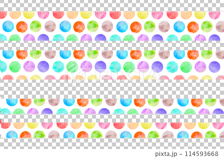 彩虹水彩圓線 114593668