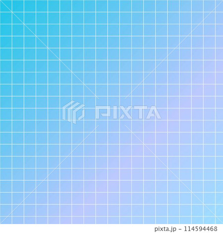 寒色グラデーション方眼紙パターン 114594468