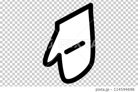 Cooking utensils: mittens, isometric illustration Cooking utensils: mittens, isometric illustration 114594696