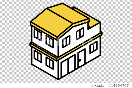 出租物業:建築物(單戶住宅),等軸圖 出租物業:建築物(單戶住宅),等軸圖 114594767