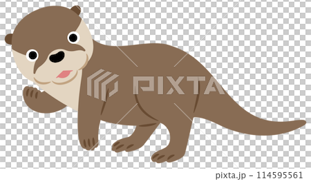 可愛的水獺圖 114595561