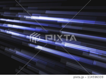 青のサイバーテクノロジー背景 114596339