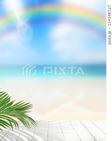 夏の海をイメージした背景 114596527