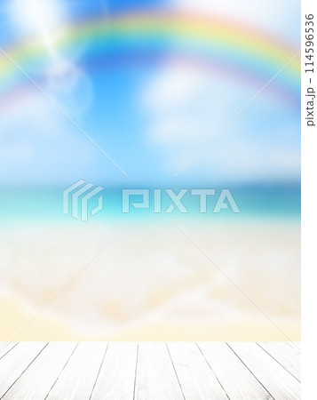 夏の海をイメージした背景 114596536