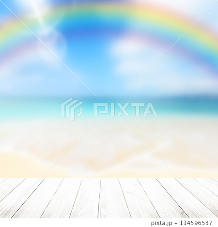 夏の海をイメージした背景 114596537