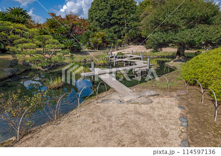 岡山 後楽園 八橋 岡山 後楽園 八橋 114597136
