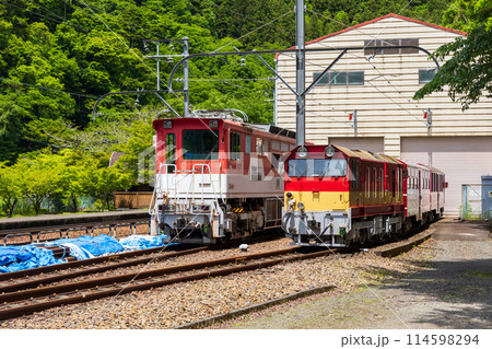 アプトいちしろ駅の風景 アプトいちしろ駅の風景 114598294