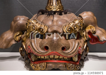 伝統的な獅子頭 伝統的な獅子頭 114598971