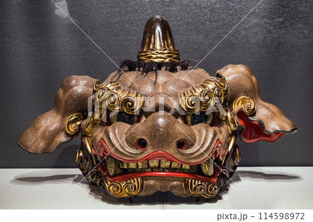 伝統的な獅子頭 伝統的な獅子頭 114598972
