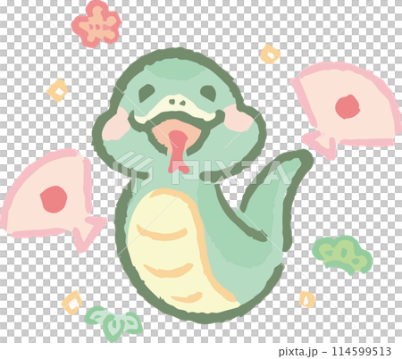 New Year's card material 2025 Snake Year of the Snake Snake Watercolor Cute Hand-drawn Cute Fan New Year Illustration material New Year's card material 2025 Snake Year of the Snake Snake Watercolor Cute Hand-drawn Cute Fan New Year Illustration material 114599513
