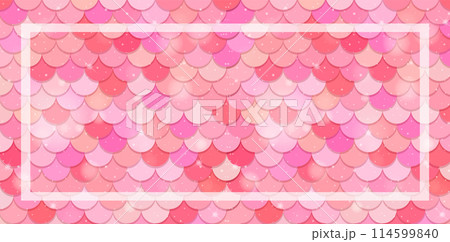 Colorful Scales Pattern Backgroundのイラスト素材 [114599840] - PIXTA