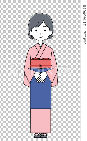 Illustration of a waitress 114600068