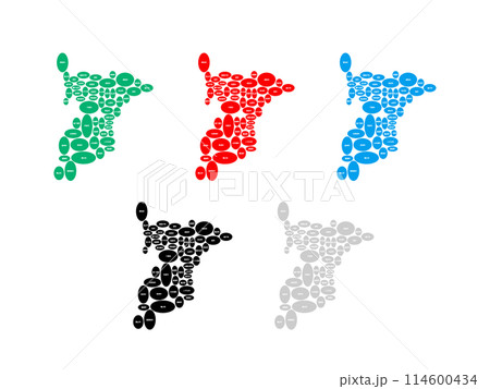 市町村入り地図＿千葉県＿デフォルメ-06 114600434