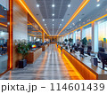 Perspective interior working area in company 114601439