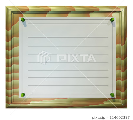 メッセージボード (Menu:透過素材) メッセージボード (Menu:透過素材) 114602357