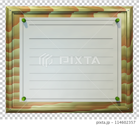 メッセージボード (Menu:透過素材) メッセージボード (Menu:透過素材) 114602357