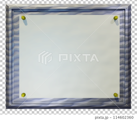 Message board (Menu: transparent material) Message board (Menu: transparent material) 114602360