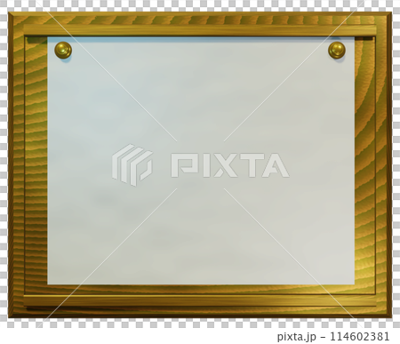 Message board (Menu: transparent material) Message board (Menu: transparent material) 114602381