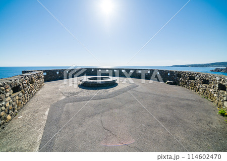 「青森県」葦毛崎展望台の風景 種差海岸 「青森県」葦毛崎展望台の風景 種差海岸 114602470