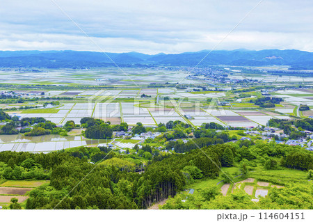 春の箟岳山より涌谷町・桃生町眺望 春の箟岳山より涌谷町・桃生町眺望 114604151