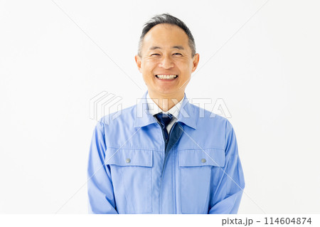 作業服を着た男性 ポートレート 作業服を着た男性 ポートレート 114604874