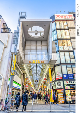 大田区蒲田の都市風景 蒲田駅 京浜蒲田商店街あすと 大田区蒲田の都市風景 蒲田駅 京浜蒲田商店街あすと 114605097