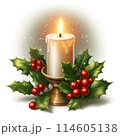 クリスマス　キャンドル　リアル 114605138