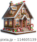 クリスマス　お菓子の家　リアル 114605139